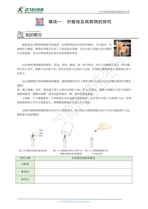 化學實驗 探索自然科學研究的基石——九年級化學暑假自學專題二解析